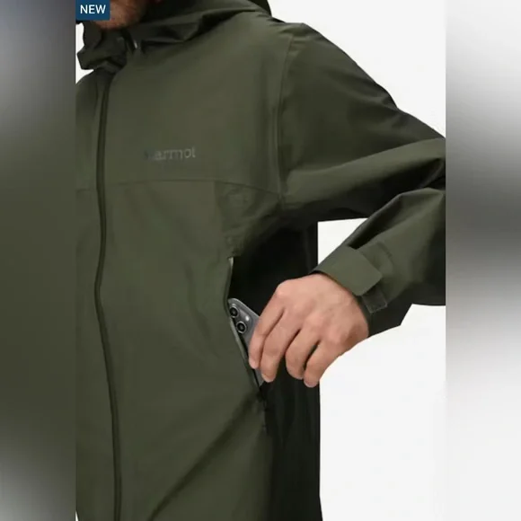 $195 MSRP NWT Marmot Men's Minimalist Pertex® Rain Jacket size medium - Picture 4 of 10
